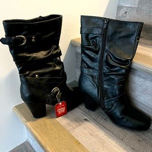 Black boots